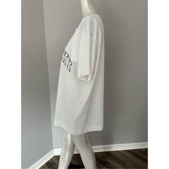 Givenchy Crew Neck Short Sleeve Cotton Embroidered Logo T-shirt Medium $470 - Picture 10 of 12